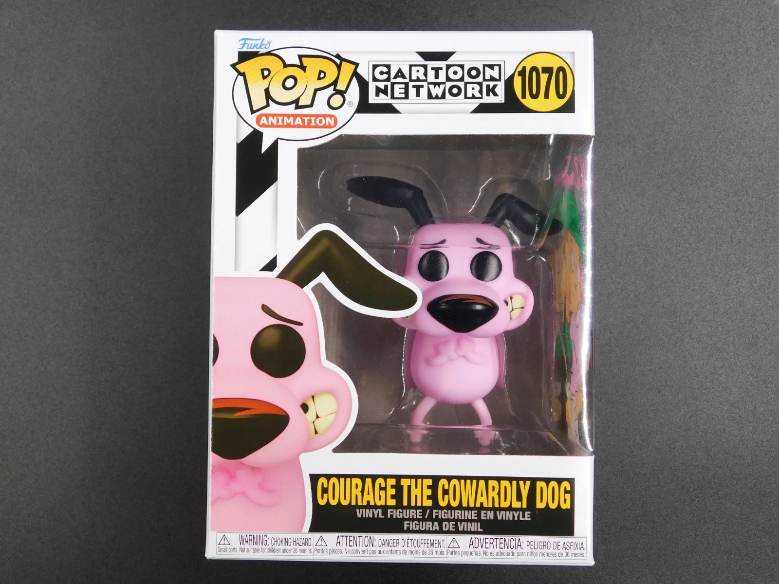 Jeff Brennan — Jeff Brennan Remark Artwork Sketch Signed Funko Pop 1070 CN Courage Cowardly Dog, image 3