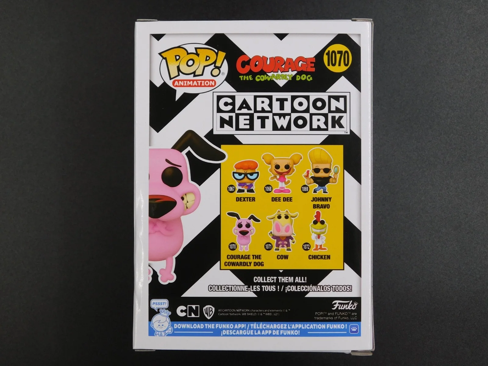 Jeff Brennan — Jeff Brennan Remark Artwork Sketch Signed Funko Pop 1070 CN Courage Cowardly Dog, image 4