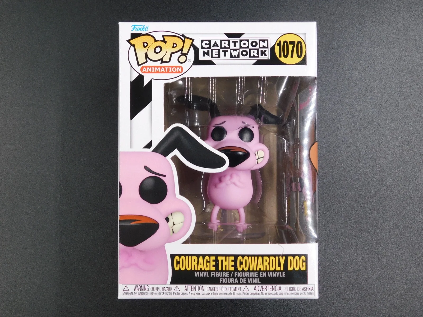 Jeff Brennan — Jeff Brennan Remark Artwork Sketch Signed Funko Pop 1070 CN Courage Cowardly Dog, image 3
