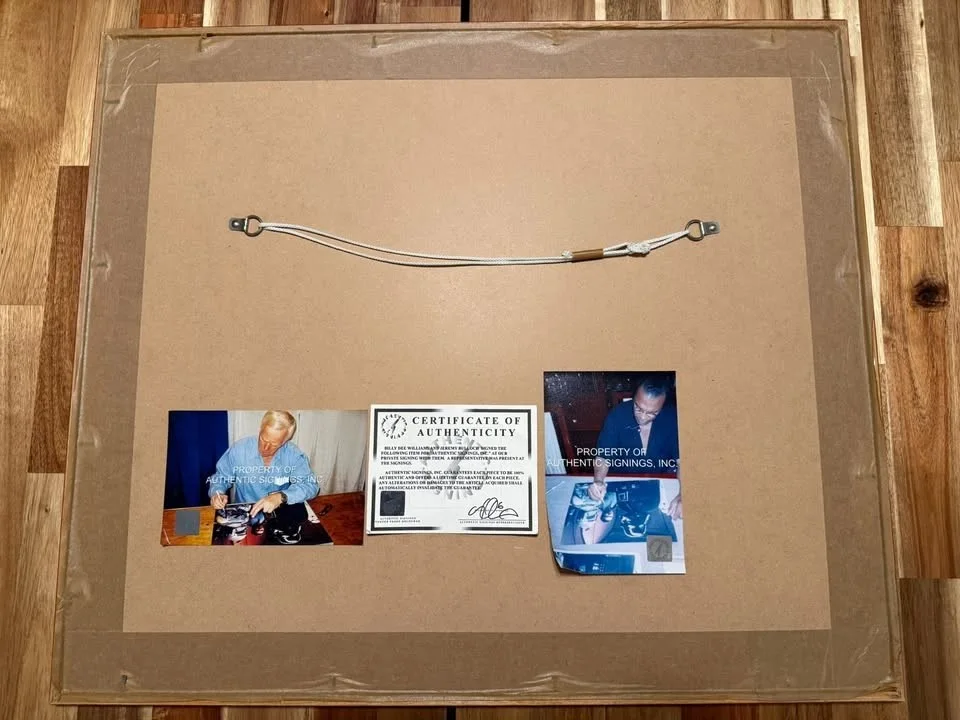 Billy Dee Williams — Framed Billy Dee Williams David Prowse Jeremy Bulloch Signed Star Wars 16x20, изображение 2