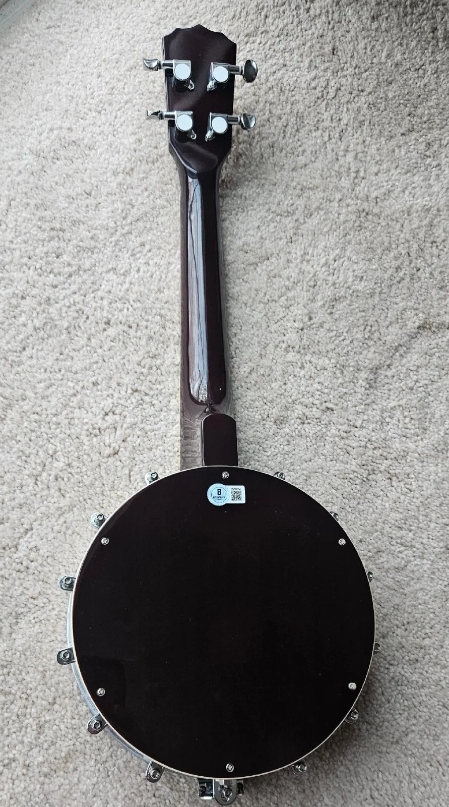 Steve Martin — STEVE MARTIN SIGNED BANJO NEW RARE SNL AUTO BECKETT BAS BVO3854, image 4