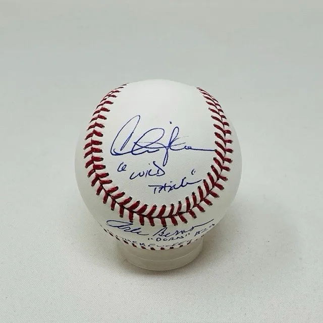 Sheen & Bernsen Autographed Major League Multiple Inscription ROML Baseball BAS, изображение 2