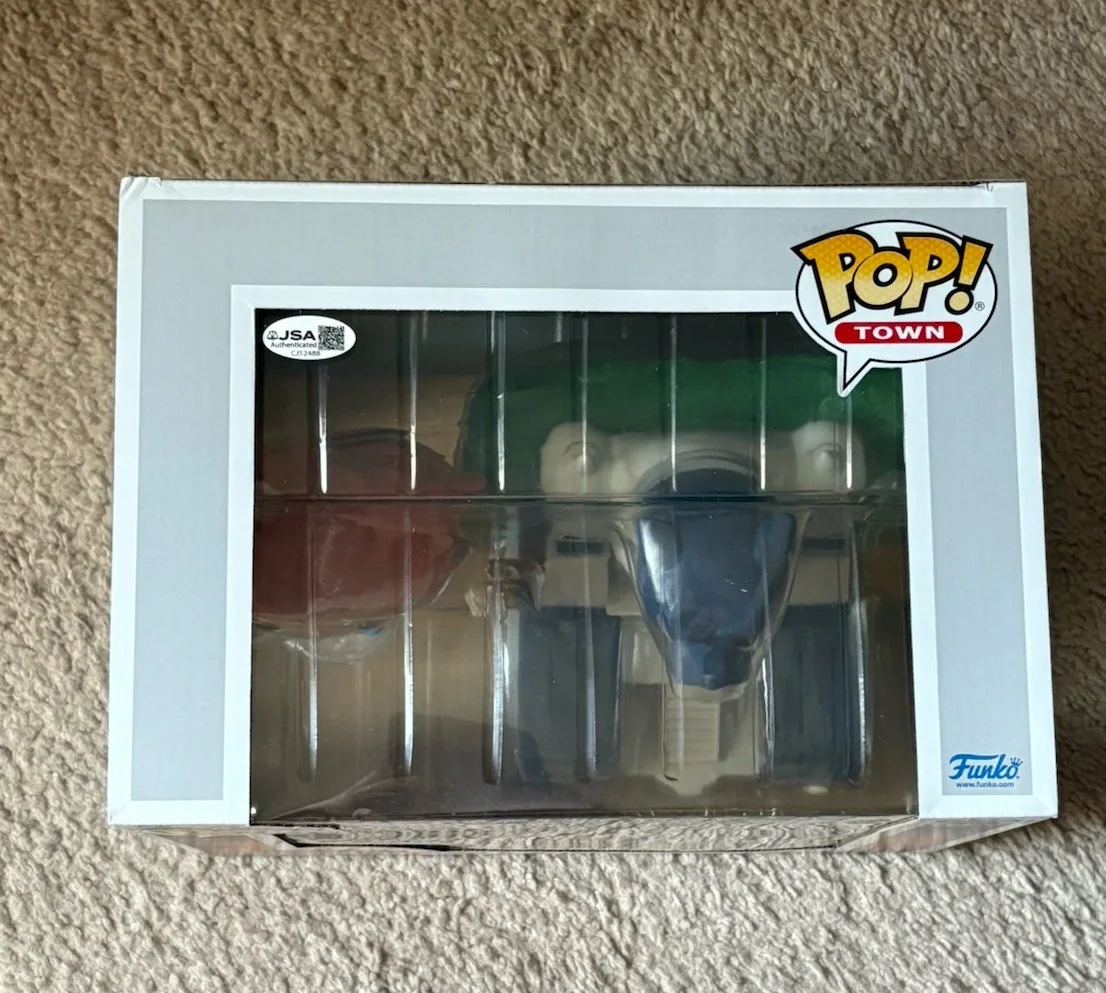 Larry Kenney — Larry Kenney Signed Autograph Lion-O With Cats Lair Funko POP ThunderCats JSACOA, image 5