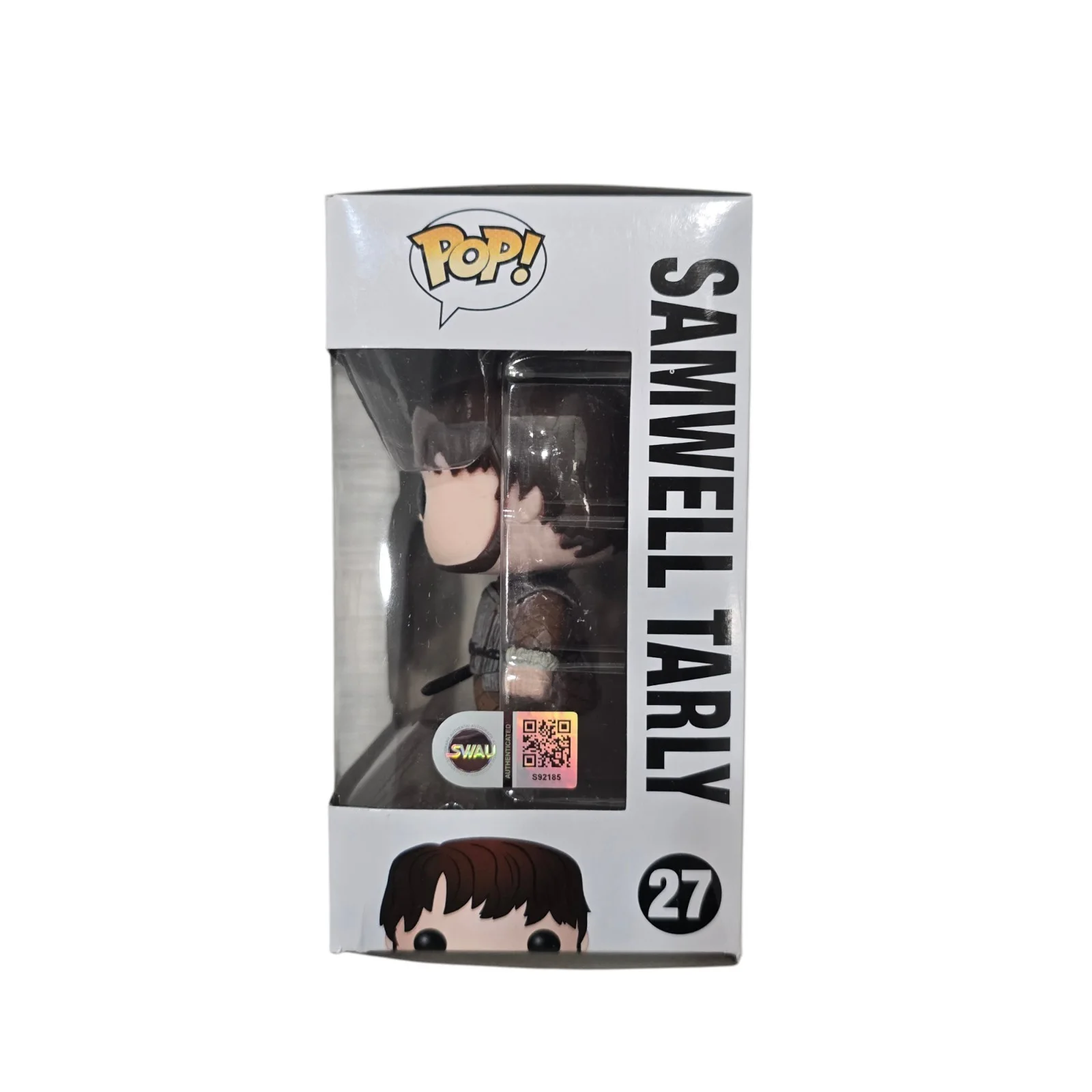 John Bradley — John Bradley Signed Samwell Tarly Funko 27 Game Of Thrones SWAU Authenticated, image 2