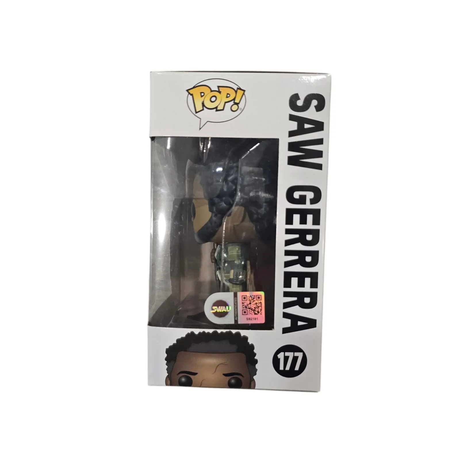 Forest Whitaker — Forest Whitaker Signed Saw Gerrera Funko 177 Rogue One Star Wars SWAU COA RARE, image 2