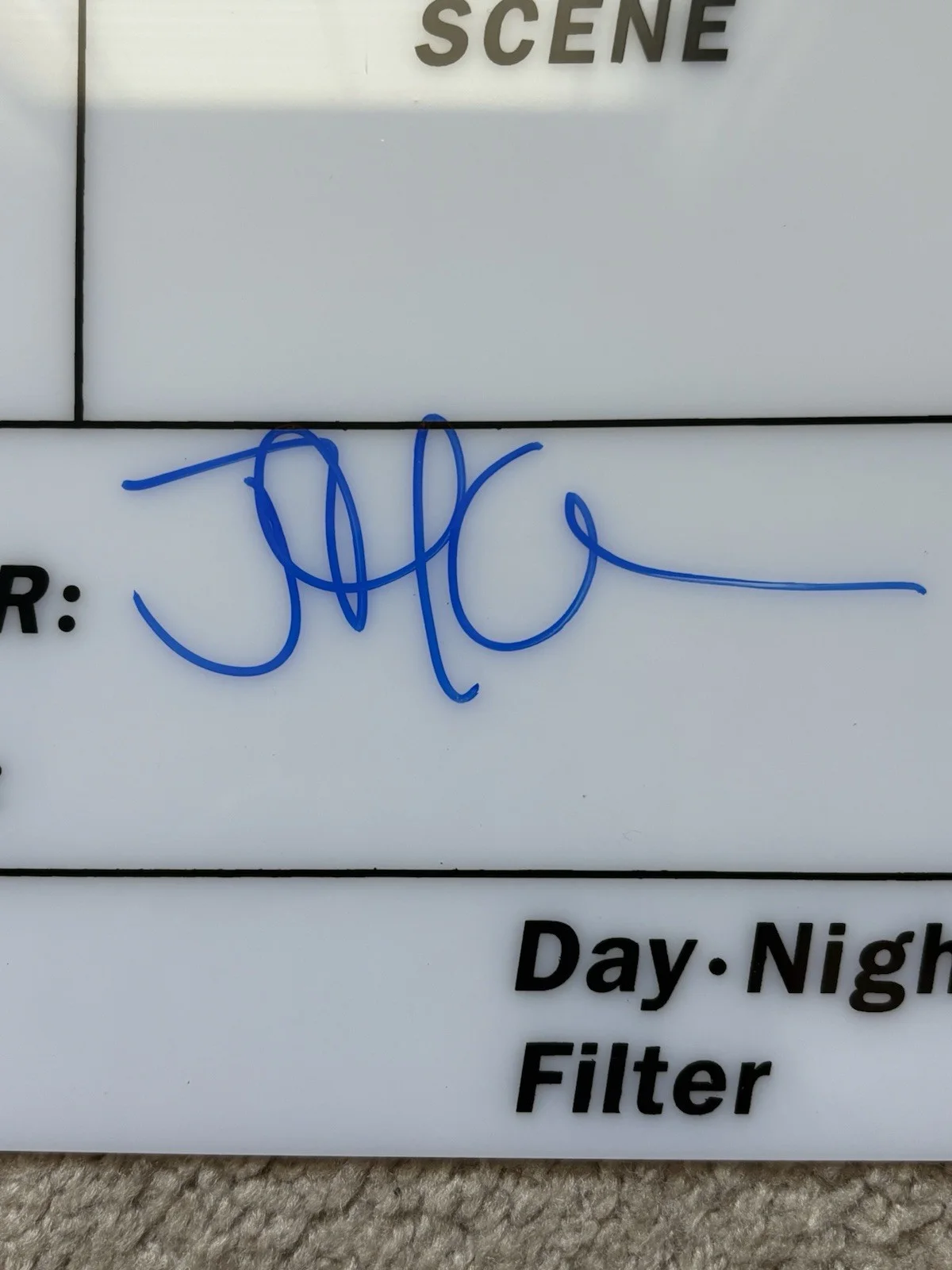Jon Chu — Jon M. Chu Signed Autographed Director Clapboard Clapper Wicked For Good JSA COA, изображение 4