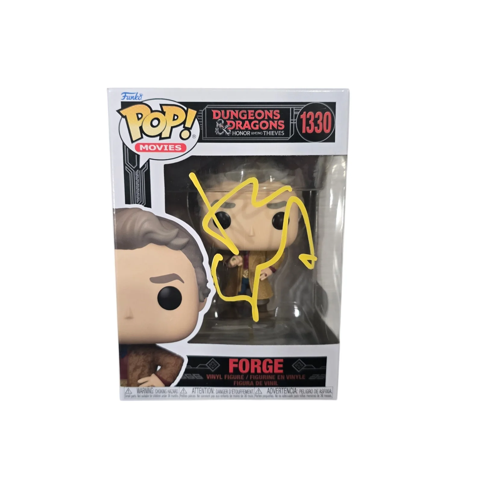 Hugh Grant — Hugh Grant Signed Forge Funko 1330 Dungeons And Dragons SWAU Authenticated RARE