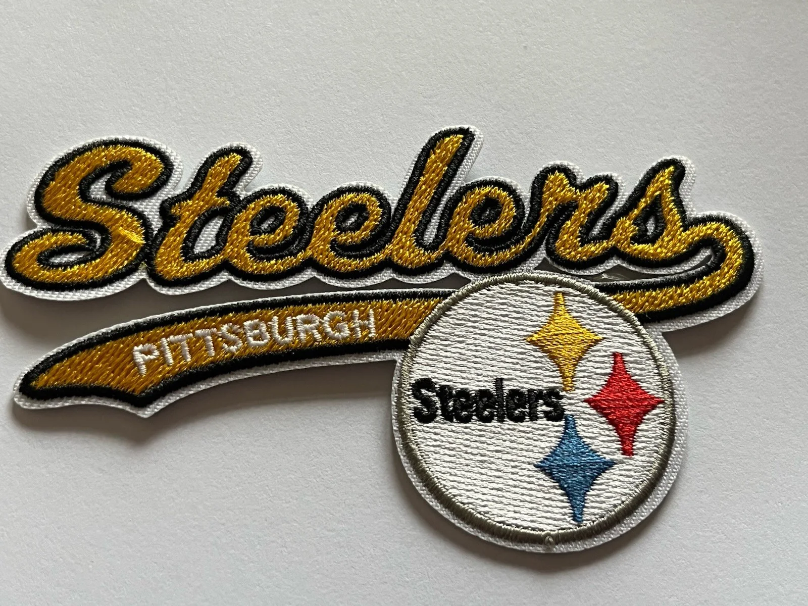 Pittsburgh Steelers NFL American Football Embroidered Iron On Patch 10cm x 5.5cm, изображение 2