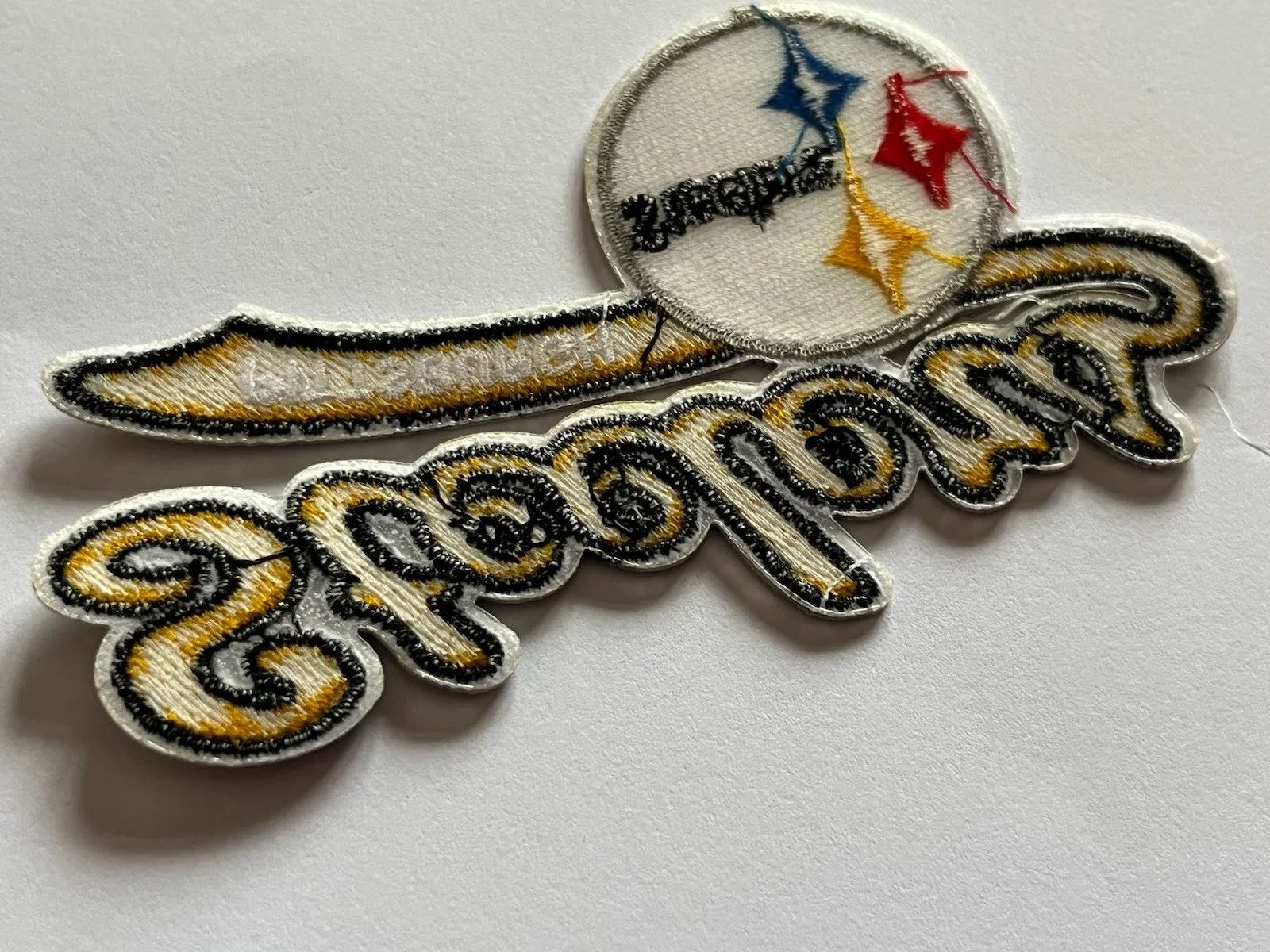 Pittsburgh Steelers NFL American Football Embroidered Iron On Patch 10cm x 5.5cm, изображение 3