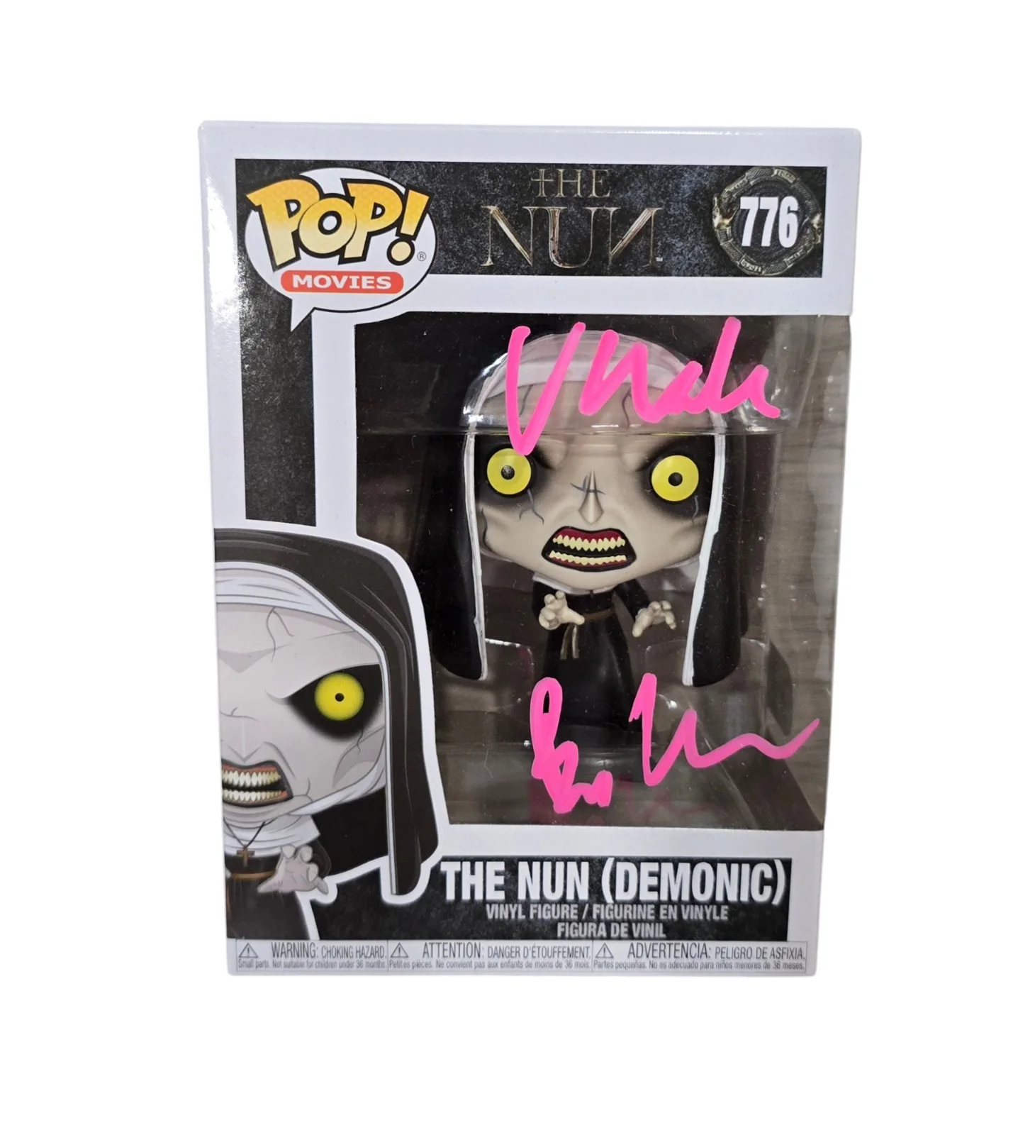 Bonnie Aarons — Bonnie Aarons Signed The Nun Funko 776 Demon Nun SWAU Authenticated RARE