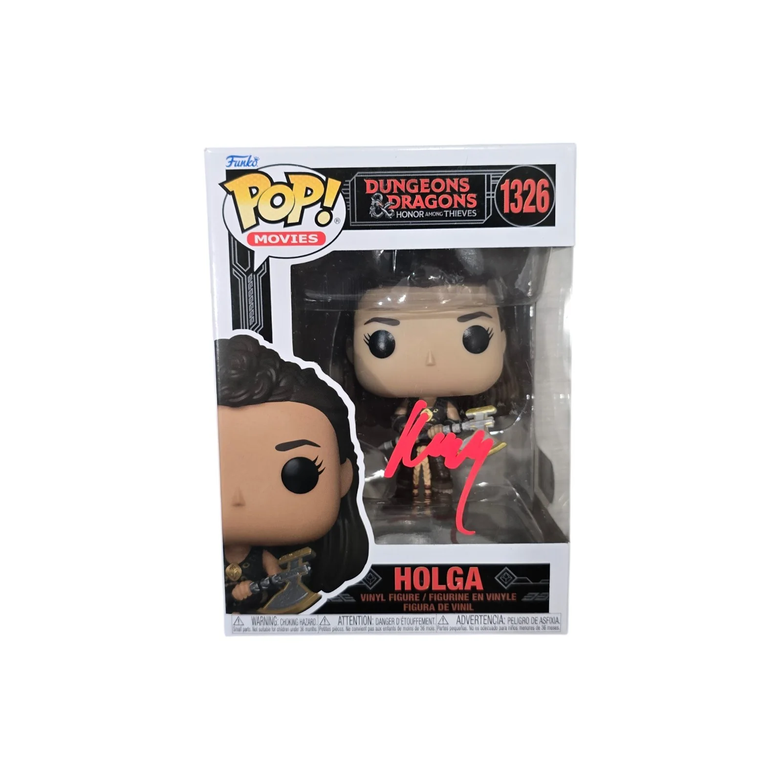 Michelle Rodriguez — Michelle Rodriguez Signed Holga Funko 1326 Dungeons & Dragons SWAU COA RARE