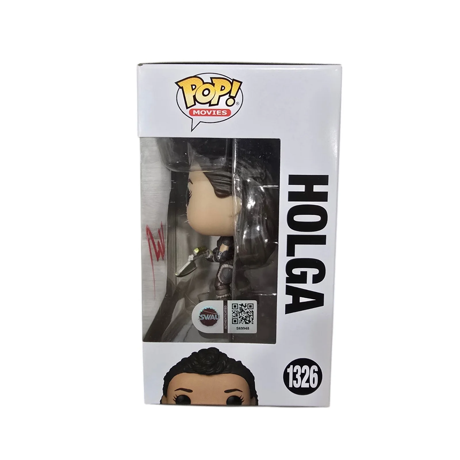 Michelle Rodriguez — Michelle Rodriguez Signed Holga Funko 1326 Dungeons & Dragons SWAU COA RARE, изображение 2