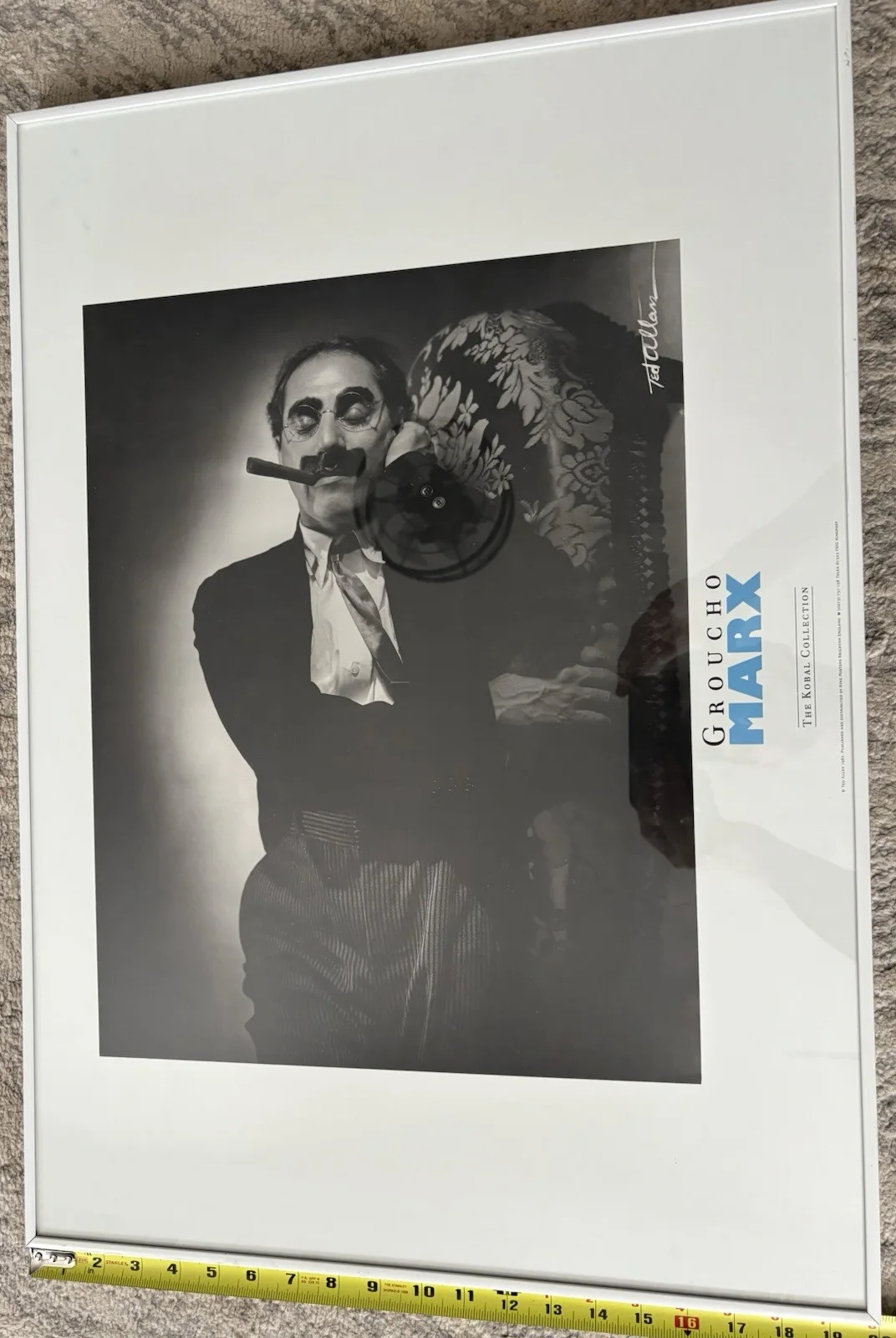Ted Allen — Groucho Marx, 1987 by Ted Allen-A Day at the Races Signed Poster, image 5