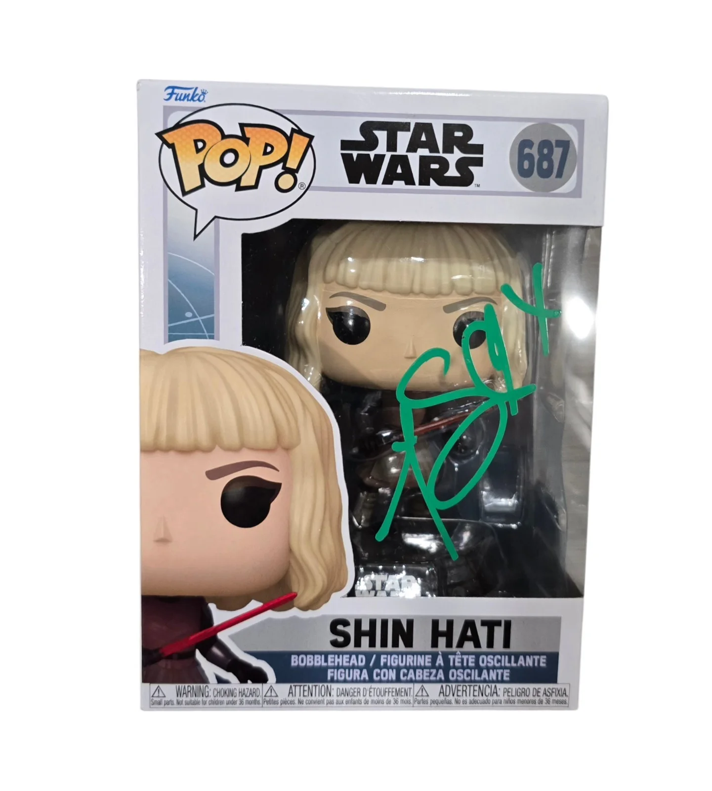 ivanna sakhno — ivanna sakhnoAigned Shin Hati Funko 687 Ahsoka Star Wars SWAU Authenticated RARE