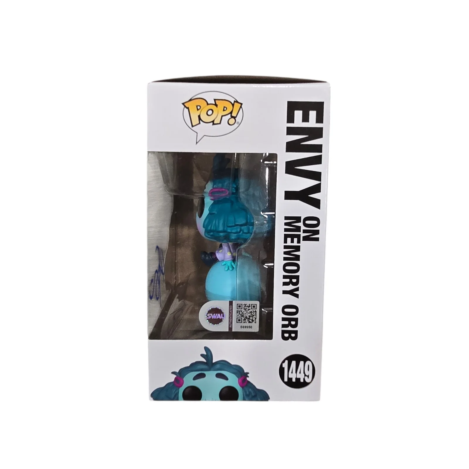 Ayo Edebiri — Ayo Edebiri Signed Envy Funko 1449 Inside Out 2 SWAU Authenticated RARE, изображение 2