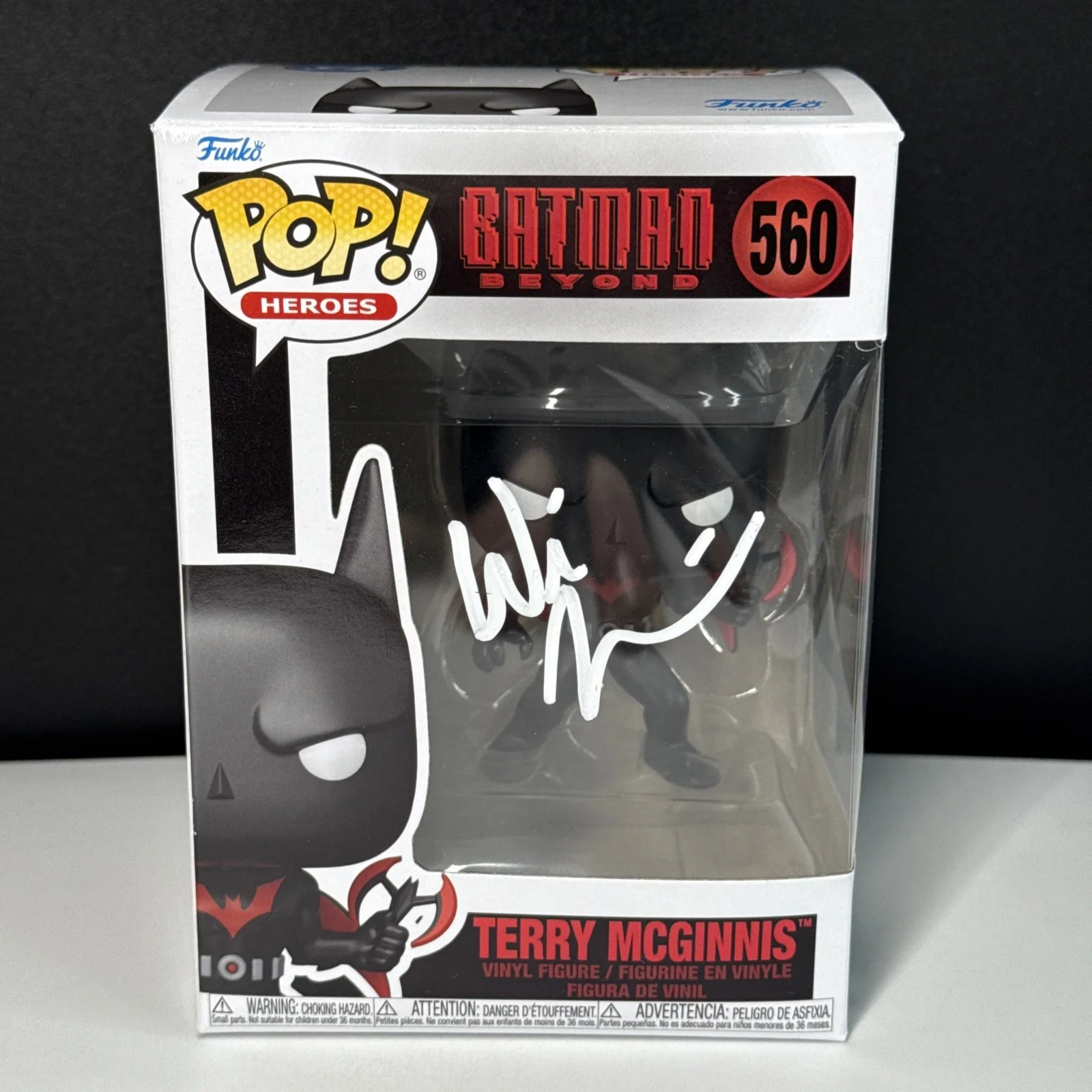 Will Friedle — Will Friedle Signed Autographed Terry McGinnis Funko Pop #560 COA Hologram