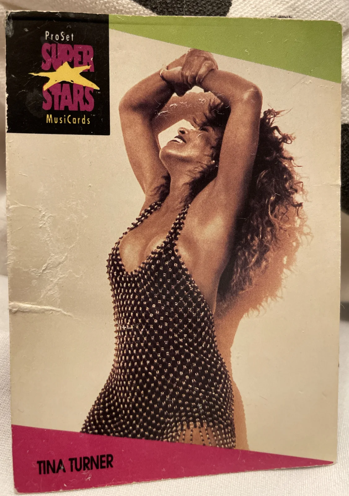 TINA TURNER 1991 Pro Set Superstars Musicards 4 Card Set #97-100, image 5