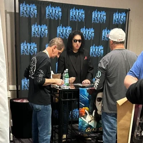 GENE SIMMONS SIGNED KISS PHOTO ALIVE ARMY FAN CLUB ROCK AUTOGRAPH 8X10 JSA, изображение 4