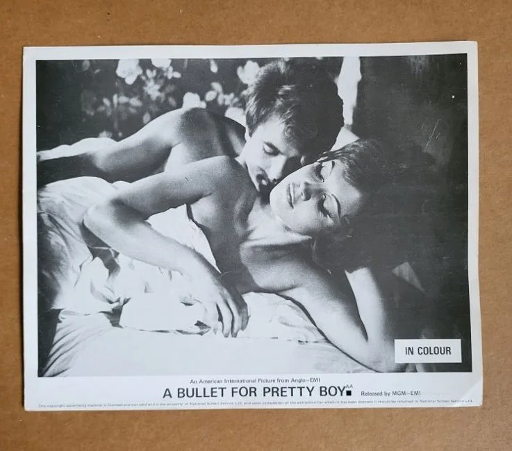 A BULLET FOR PRETTY BOY 1970 Fabian Forte Jocelyn Lane TWO UK FOH Lobby Cards, изображение 2