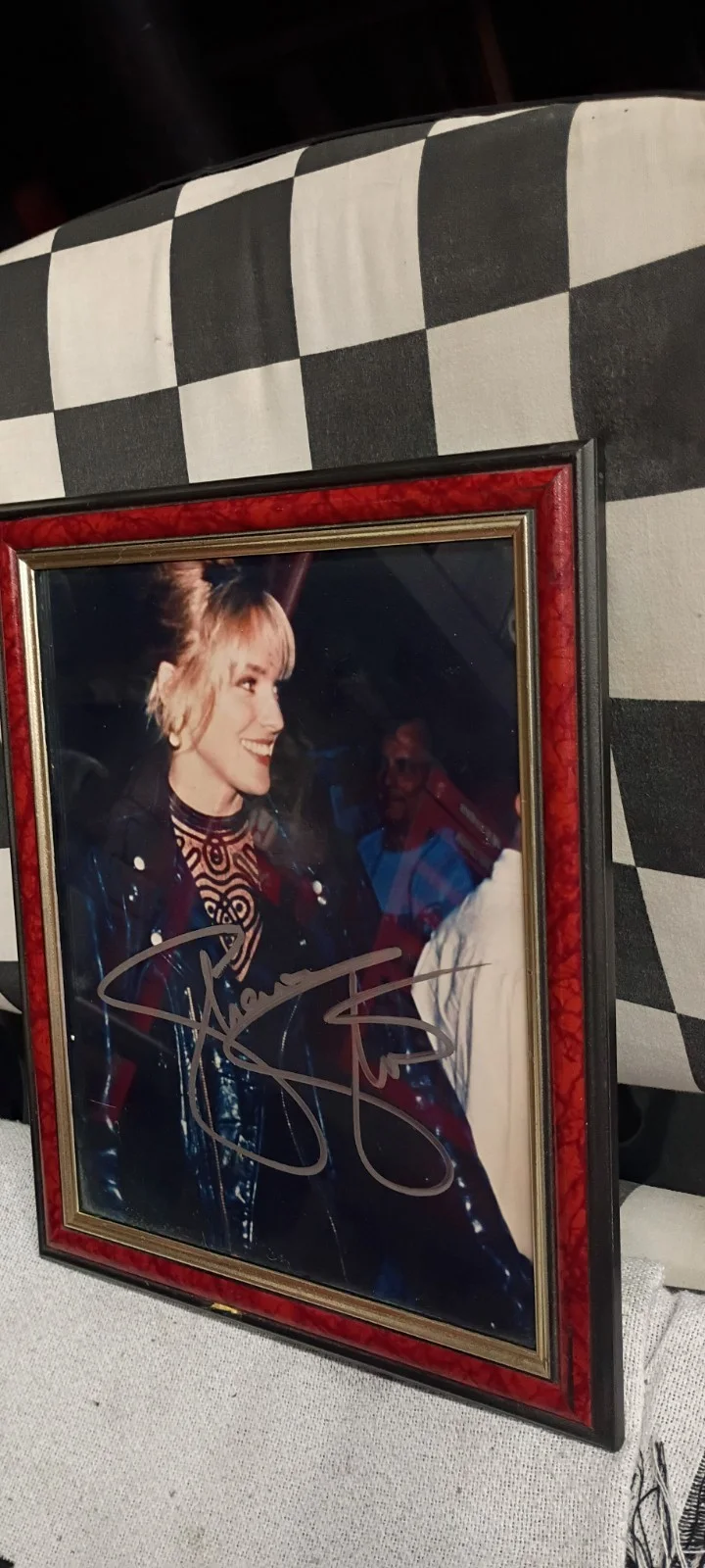 Sharon Stone Autograph Framed Picture, image 2