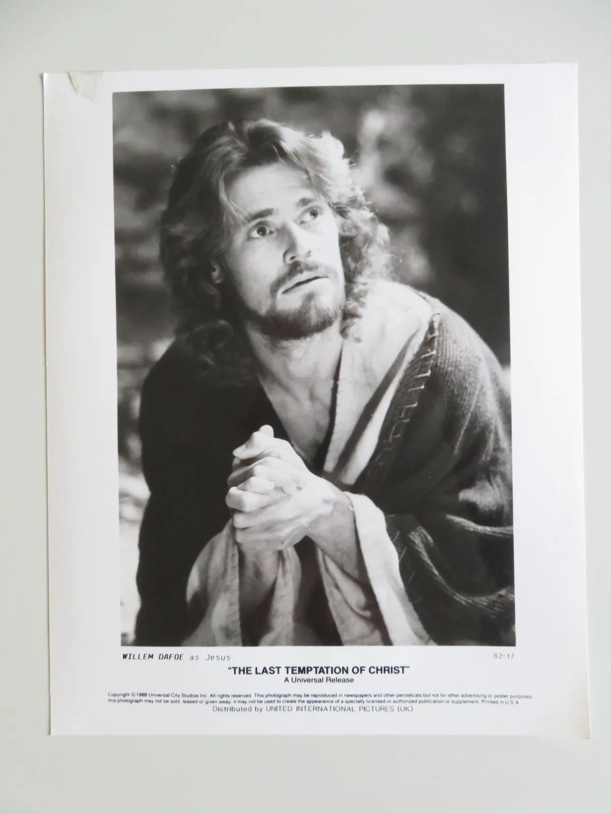 THE LAST TEMPTATION OF CHRIST MOVIE STILL PHOTO LOT OF 6 WILLEM DAFOE 1988, изображение 4