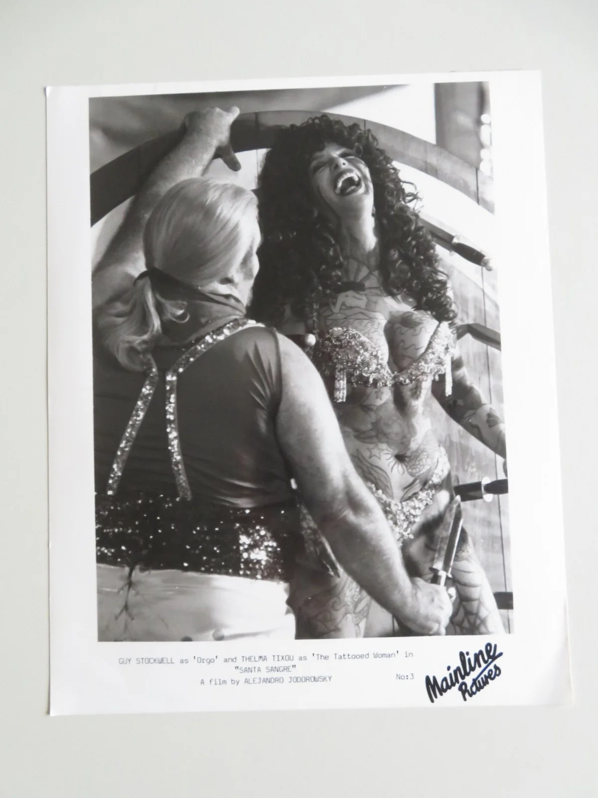 SANTA SANGRE MOVIE STILL PHOTO LOT OF 6 AXEL JODOROWSKY BLANCA GUERRA 1989, изображение 5