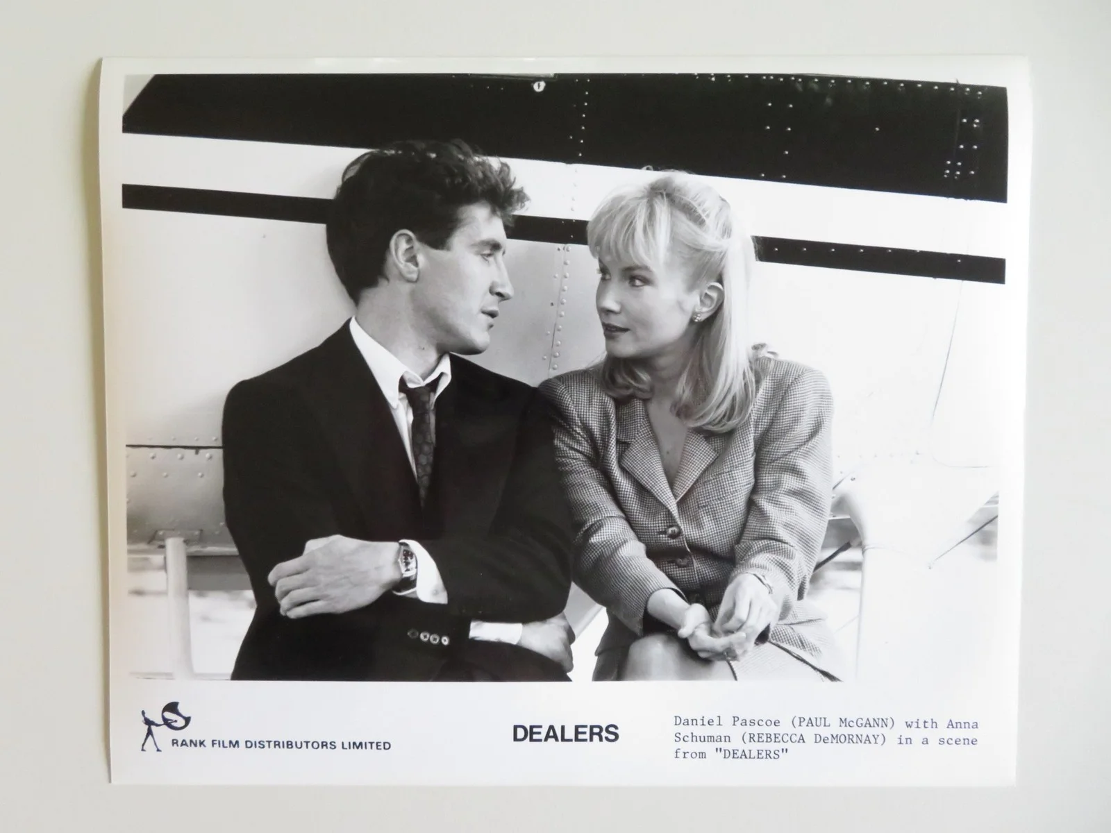 DEALERS MOVIE STILL PHOTO LOT OF 9 PAUL MCGANN REBECCA DEMORNAY 1989, изображение 3