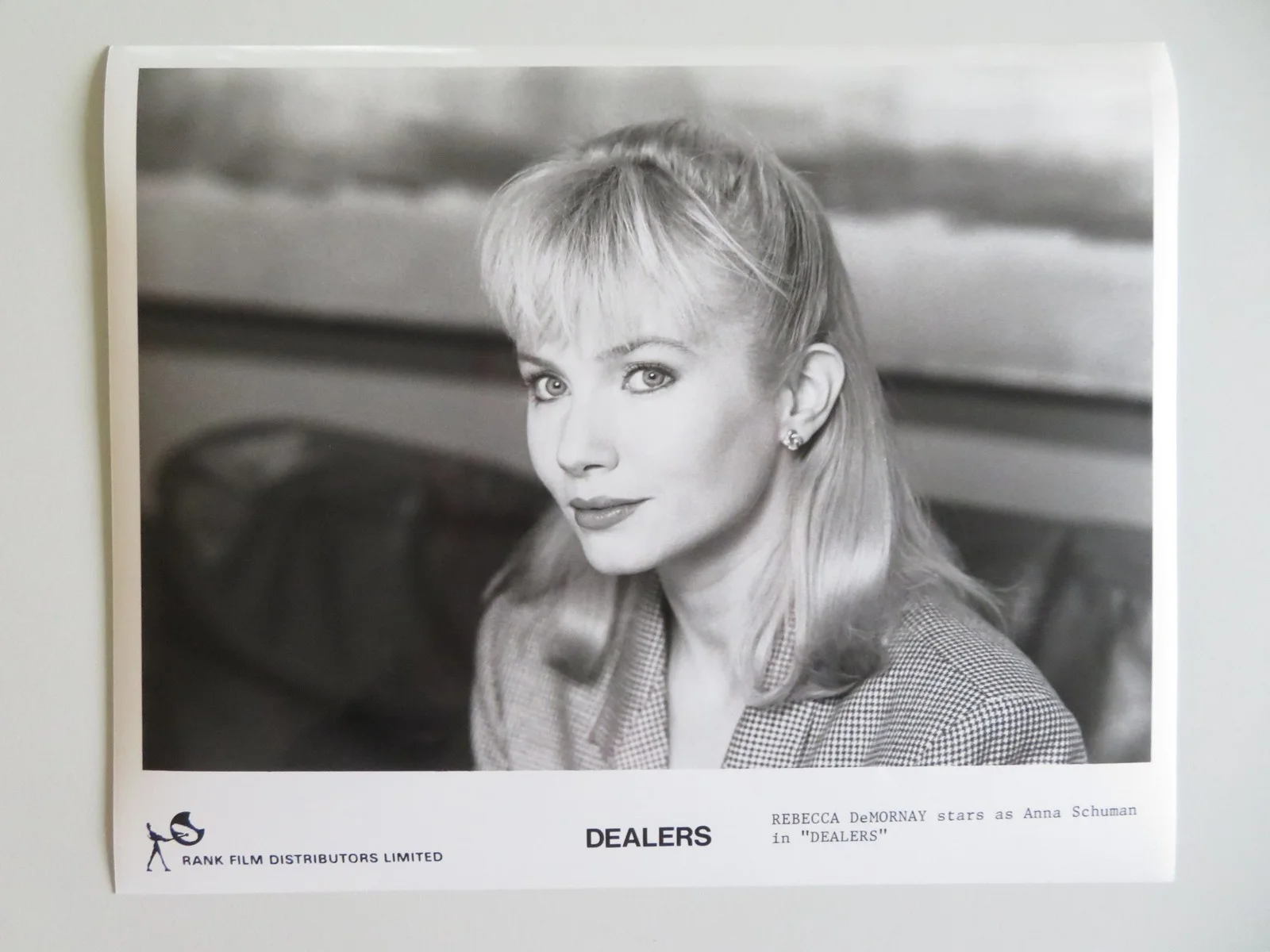 DEALERS MOVIE STILL PHOTO LOT OF 9 PAUL MCGANN REBECCA DEMORNAY 1989, изображение 4