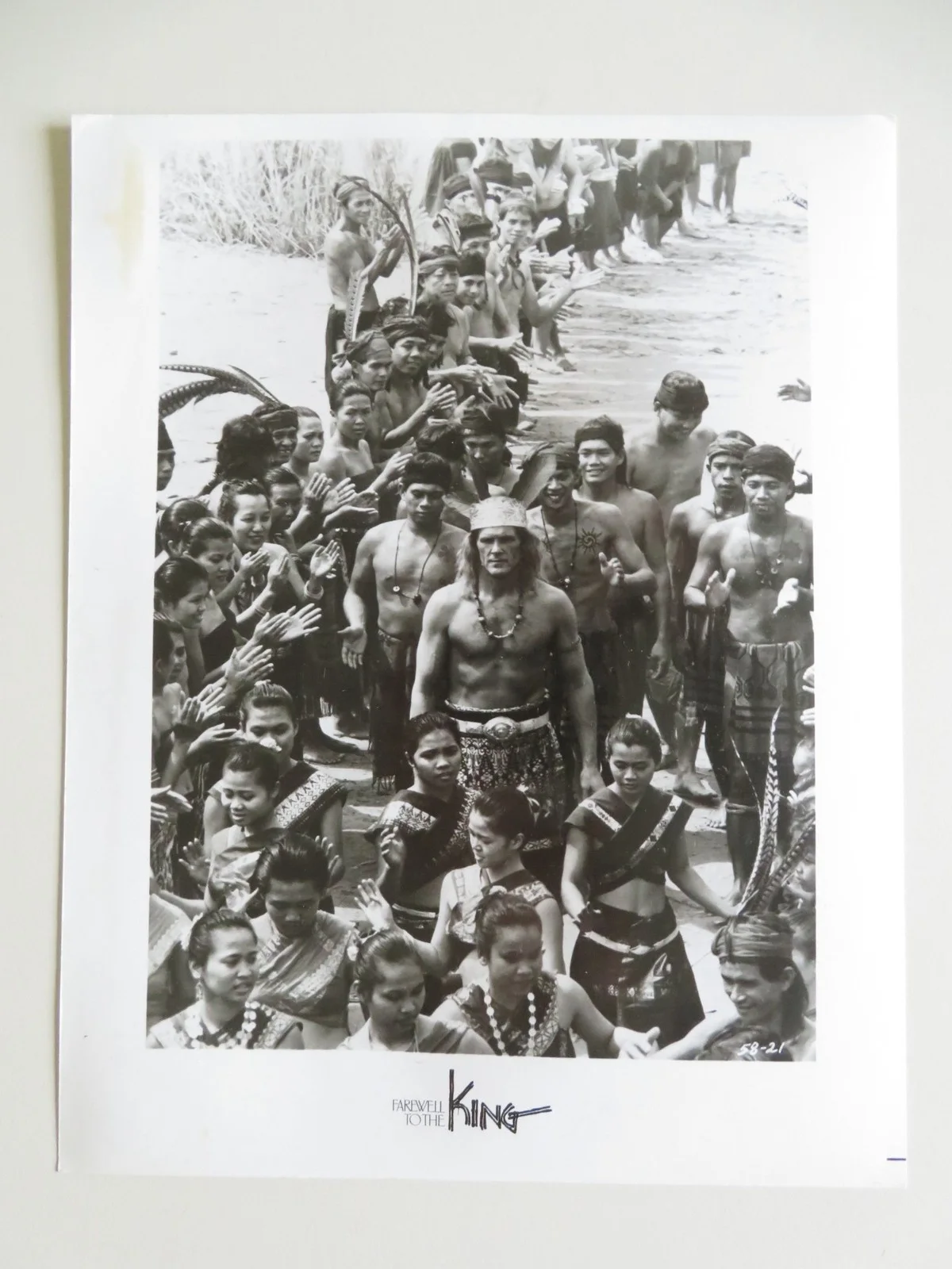 FAREWELL TO THE KING MOVIE STILL PHOTO LOT OF 4 NICK NOLTE NIGEL HAVERS 1989, изображение 4