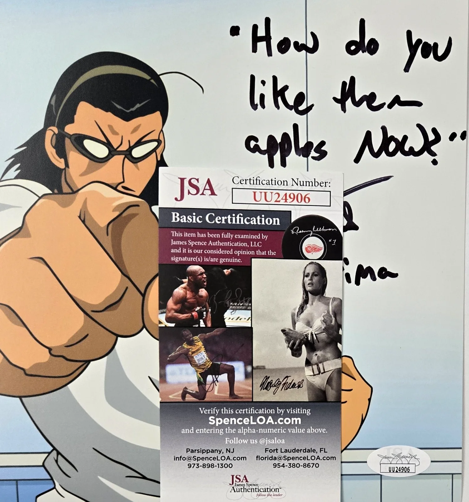 Brandon Potter — School Rumble Signed Photo Harima Brandon Potter Autograph Anime Manga JSA COA 6, image 2