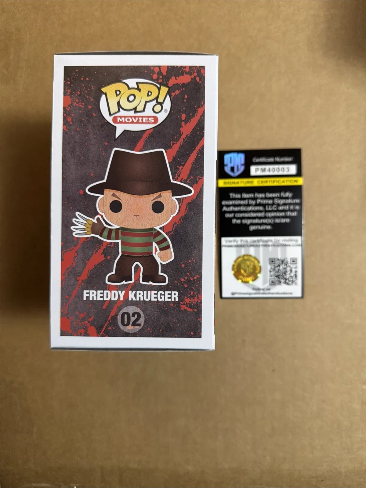 Robert Englund — Robert Englund Signed/Autographed Freddy Krueger Funko Pop! Prime COA., image 4