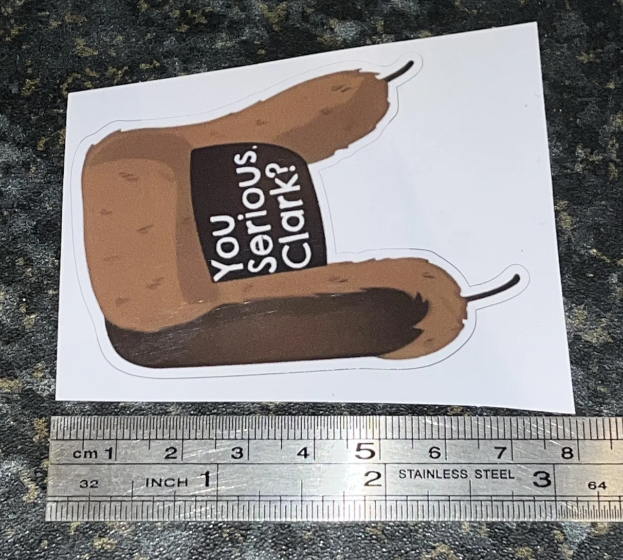 National Lampoons Christmas Vacation Sticker “You Serious Clark?” 3in X 2.5in, изображение 3