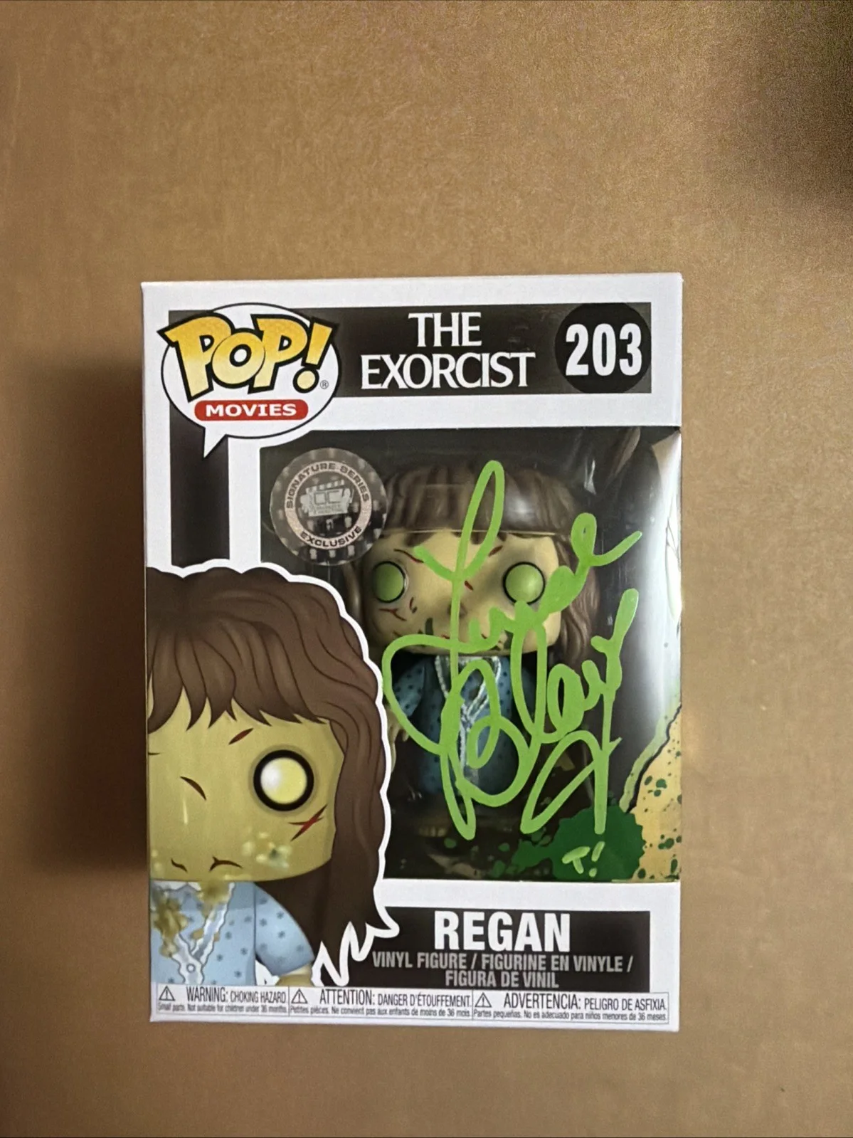 Linda Blair — 1/1 Linda Blair Signed/Autographed Regan Funko Pop! Tone Rodriguez. OCCM COA.