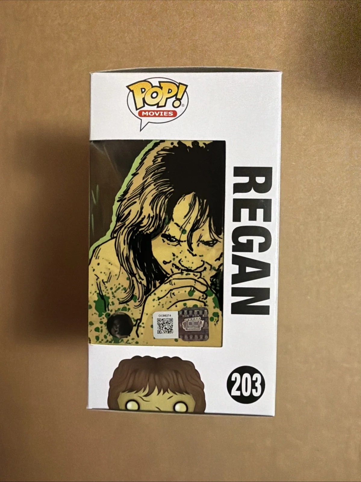 Linda Blair — 1/1 Linda Blair Signed/Autographed Regan Funko Pop! Tone Rodriguez. OCCM COA., image 2