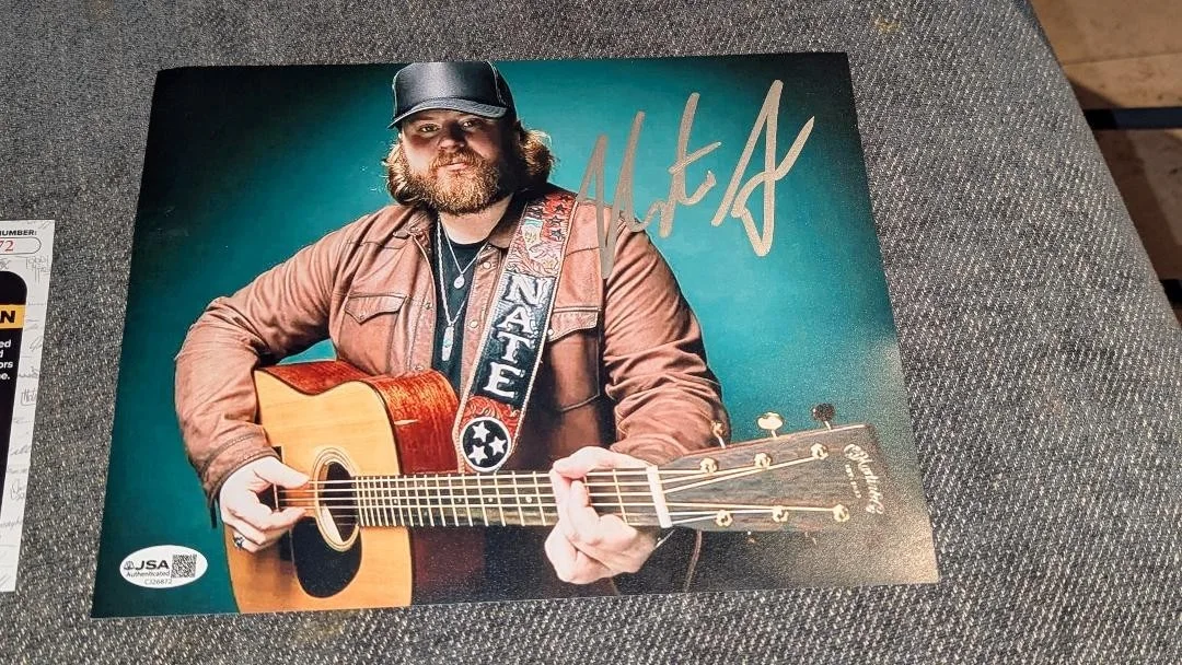 COUNTRY MUSIC STAR NATE SMITH SIGNED 8x10 PHOTO COUNTRY SINGER JSA COA, изображение 2