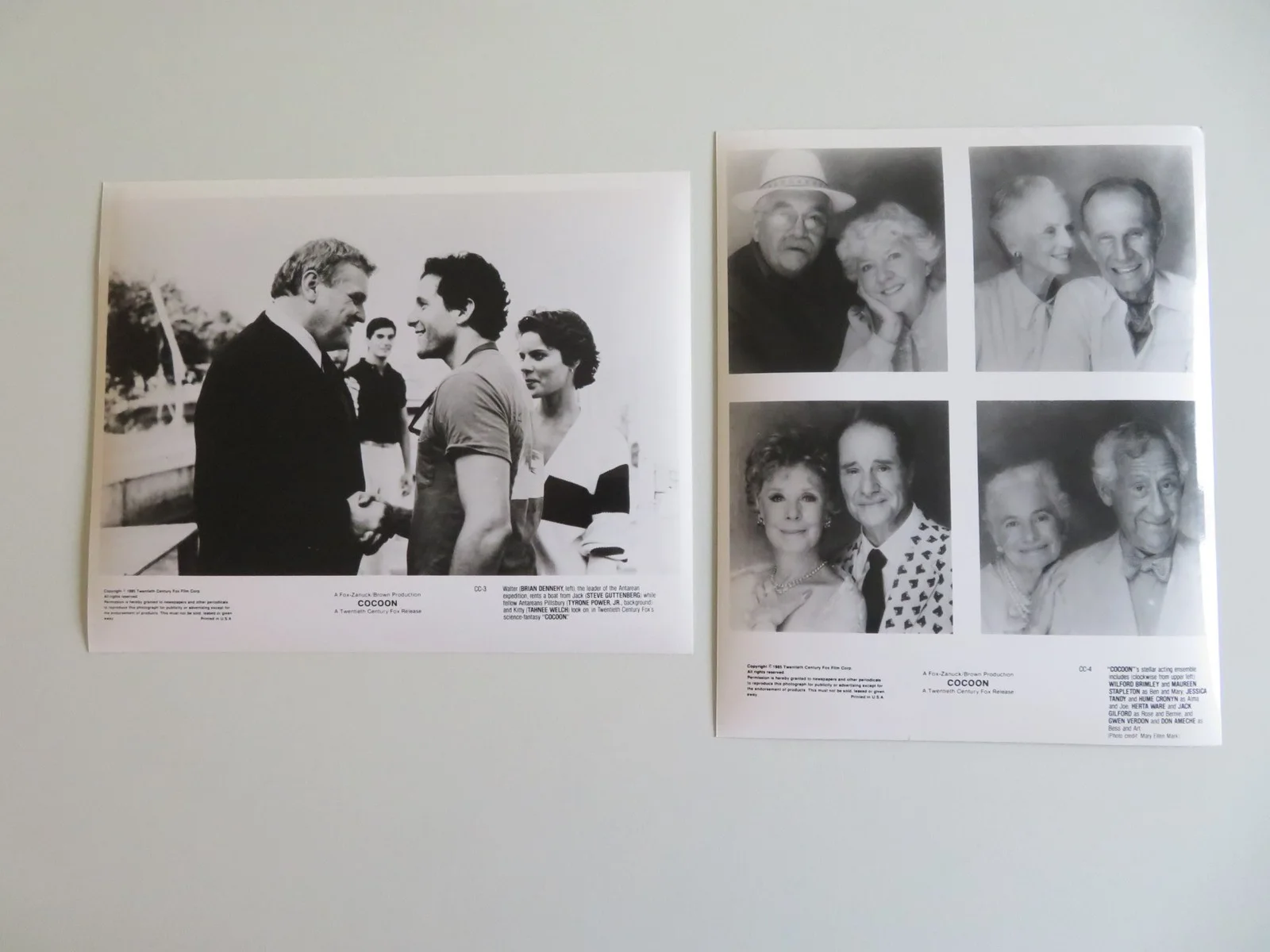 COCOON MOVIE STILL PHOTO LOT OF 13 STEVE GUTTENBERG BRIAN DENNEHY 1985, изображение 5