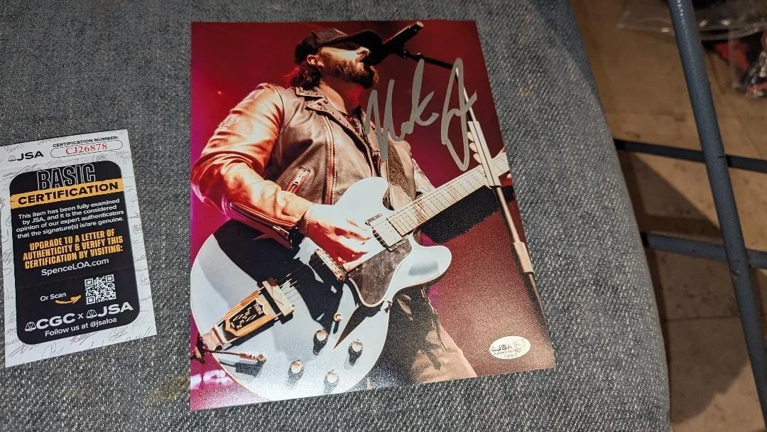 COUNTRY MUSIC STAR NATE SMITH SIGNED 8x10 PHOTO COUNTRY SINGER JSA COA, изображение 2
