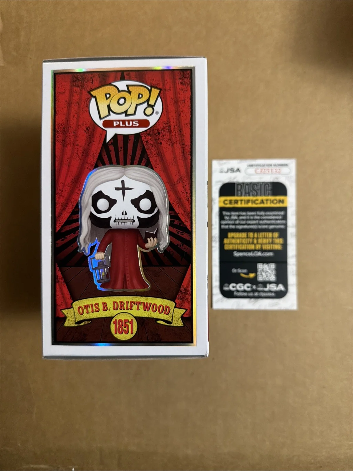 Bill Moseley — Bill Moseley Signed/Autographed Otis B. Driftwood Funko Pop! JSA COA., image 4