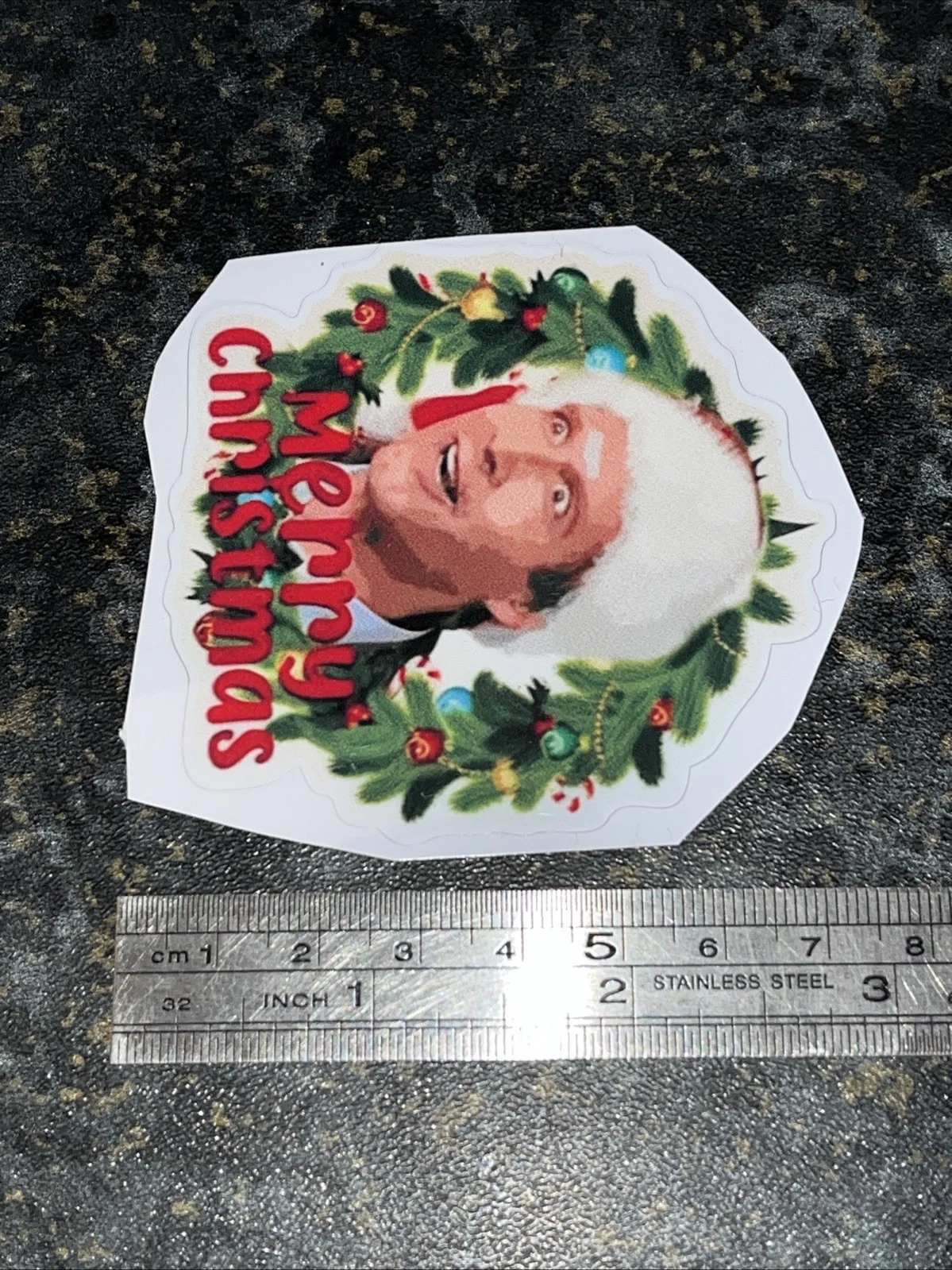 National Lampoons Christmas Vacation Sticker Clark Griswold 3in X 2.5in, image 3