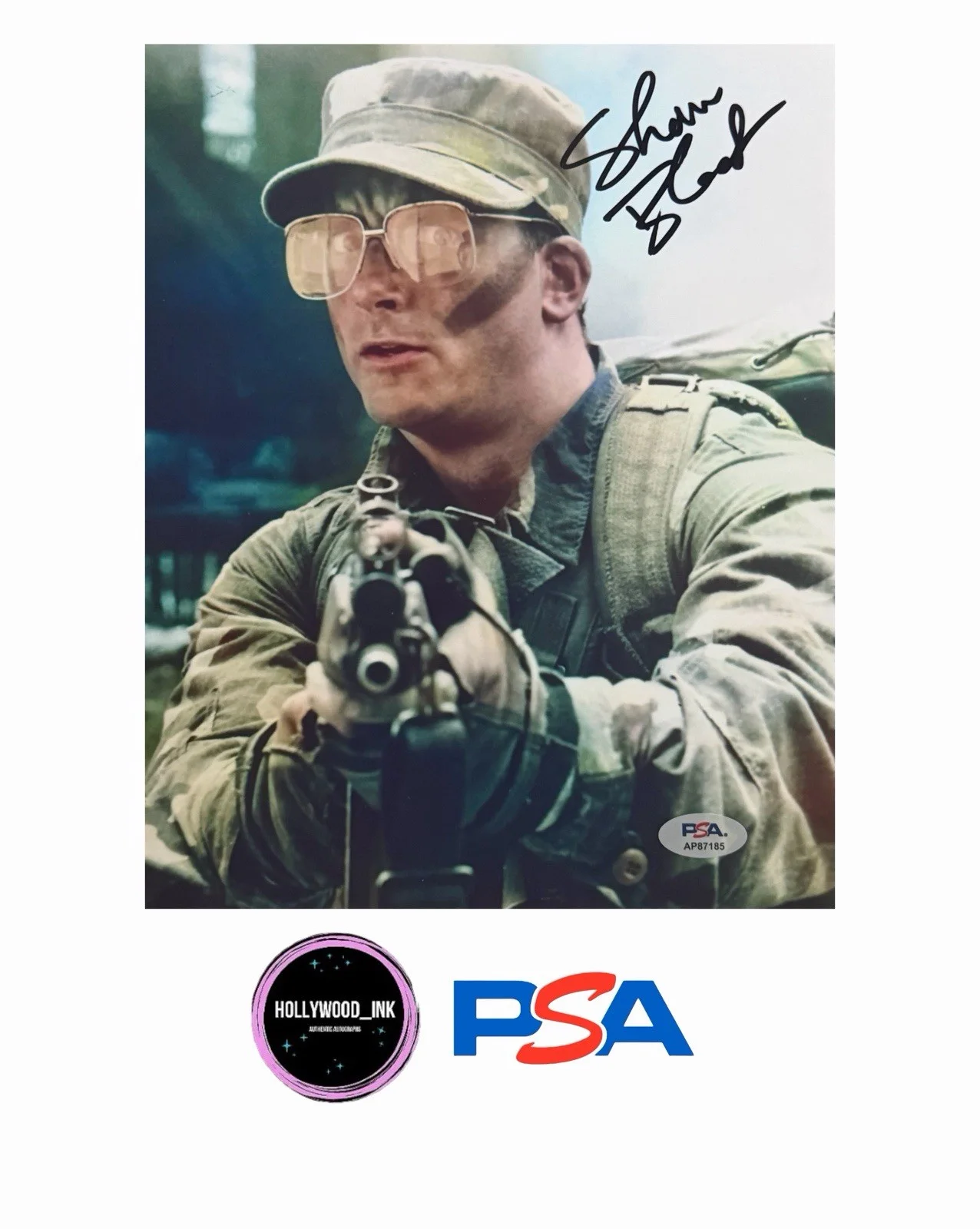 Shane Black — SHANE BLACK SIGNED 'PREDATOR' HAWKINS 8x10 MOVIE PHOTO PSA COA AP87185 (B)