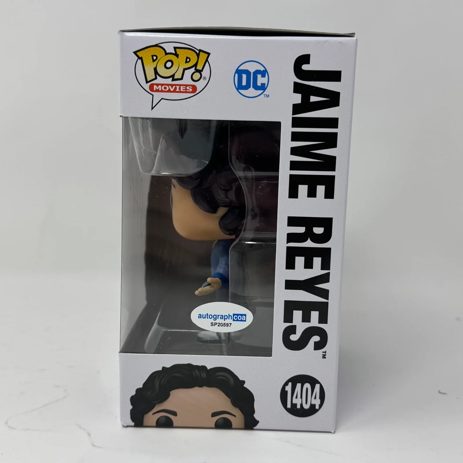 Angel Manuel Soto — Angel Manuel Soto Signed Blue Beetle Jaime Reyes Funko Pop 1404 Autograph ACOA, image 4