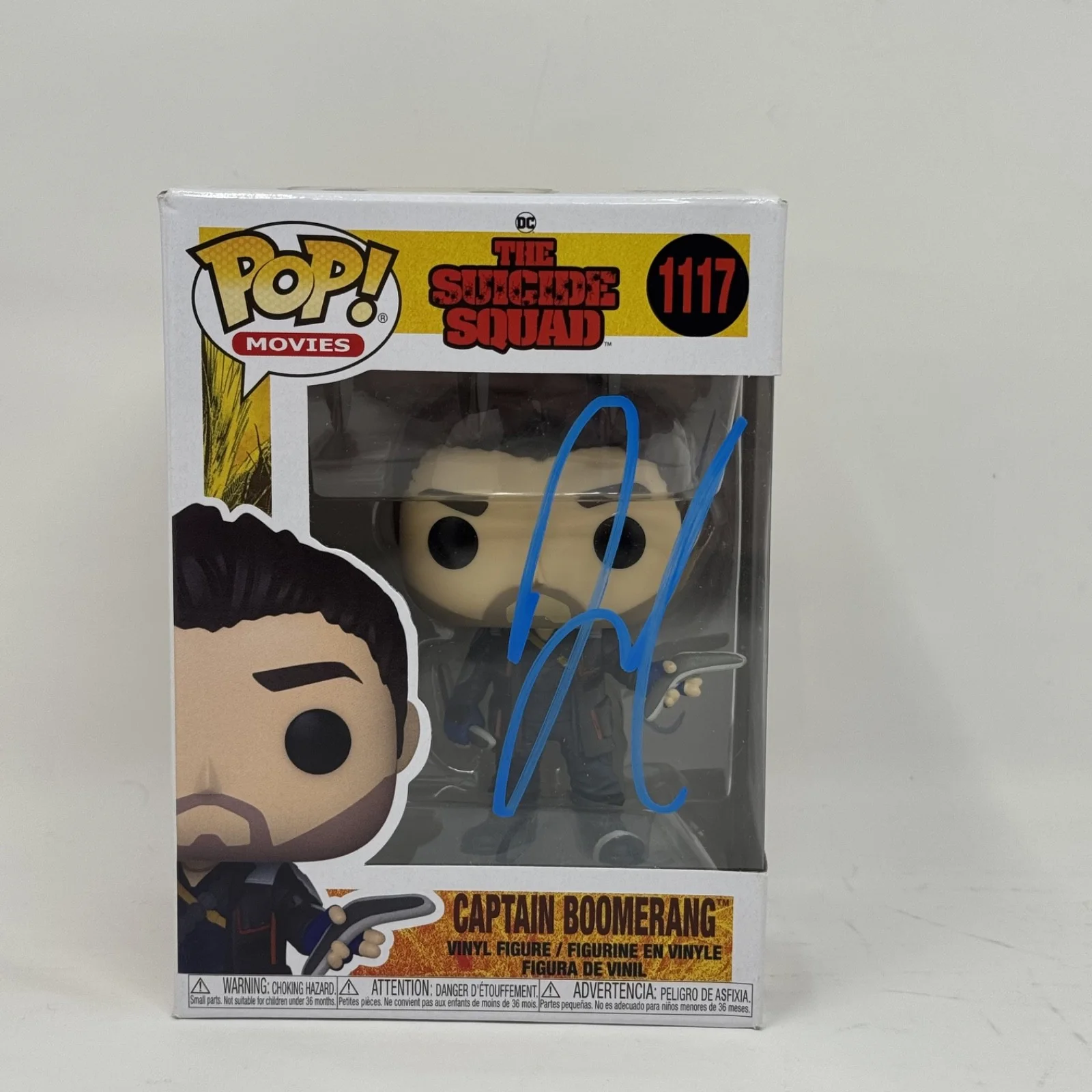 Jai Courtney — Jai Courtney Signed The Suicide Squad Captain Boomerang Funko Pop Autograph ACOA, изображение 2