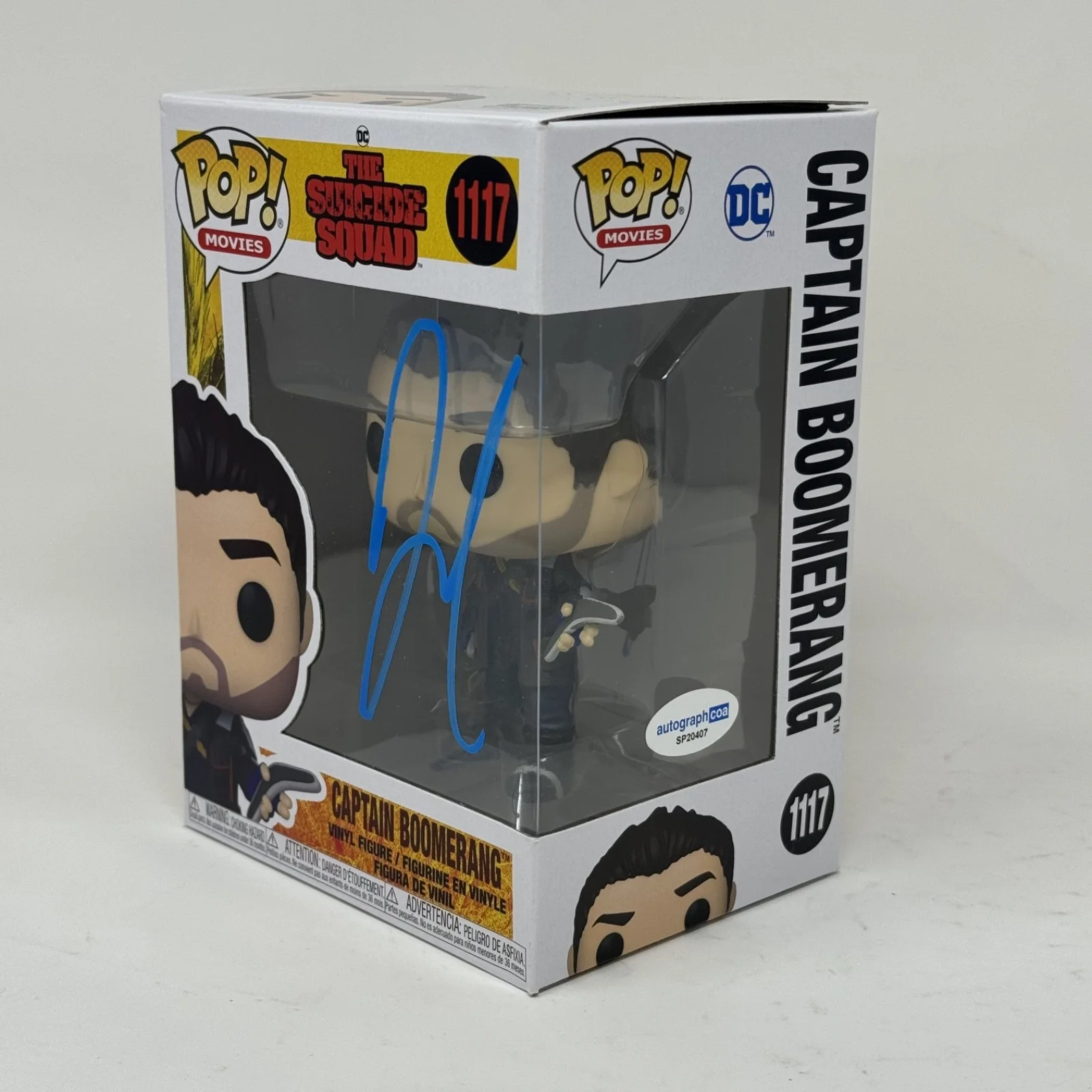 Jai Courtney — Jai Courtney Signed The Suicide Squad Captain Boomerang Funko Pop Autograph ACOA, изображение 3