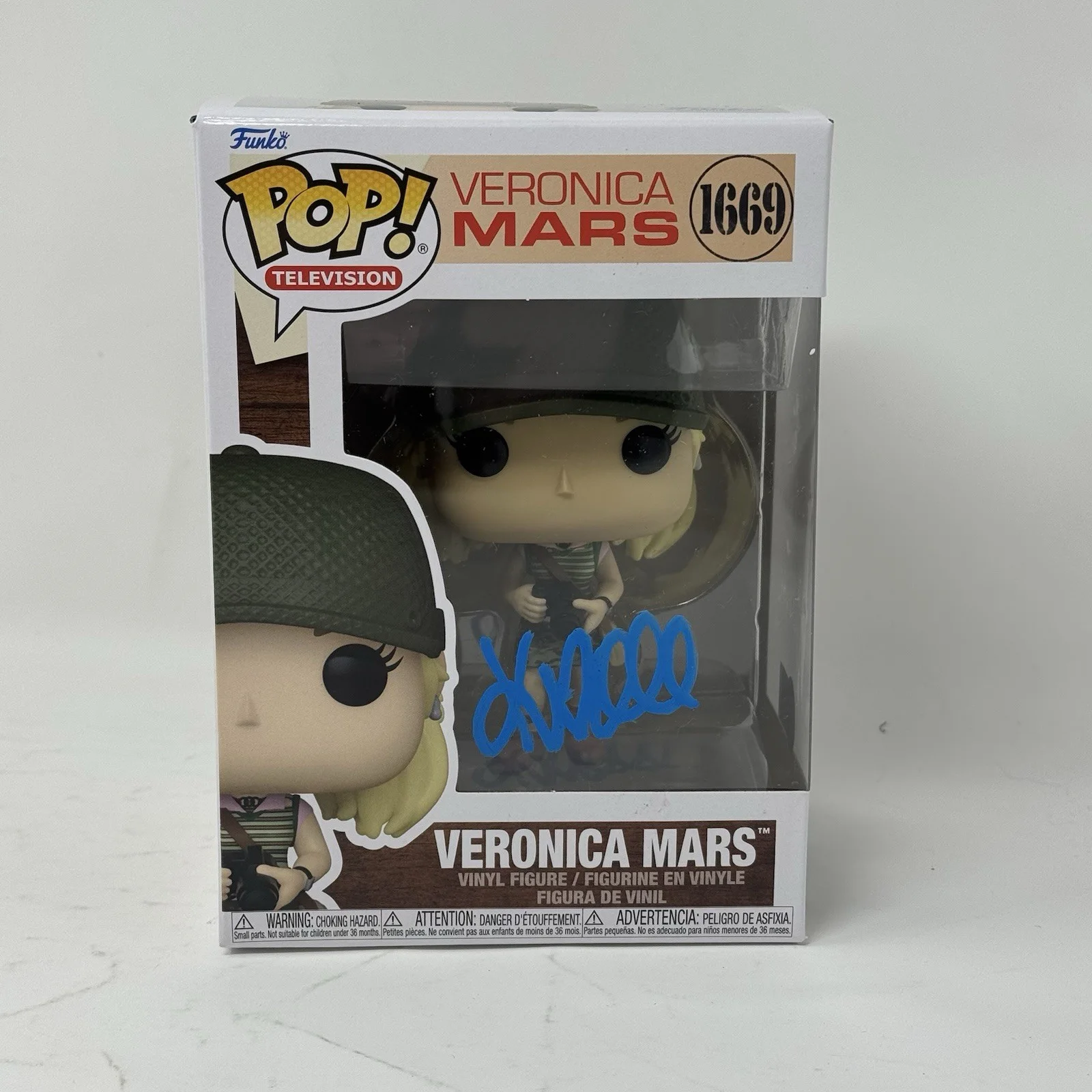 Kristen Bell — Kristen Bell Signed Veronica Mars Funko Pop #1669 Autograph Figure Beckett COA, image 2