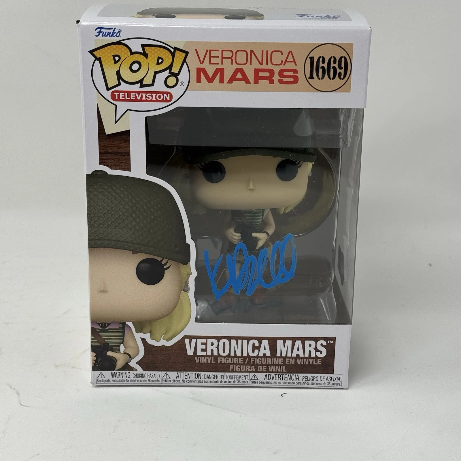 Kristen Bell — Kristen Bell Signed Veronica Mars Funko Pop #1669 Autograph Figure Beckett COA, image 4