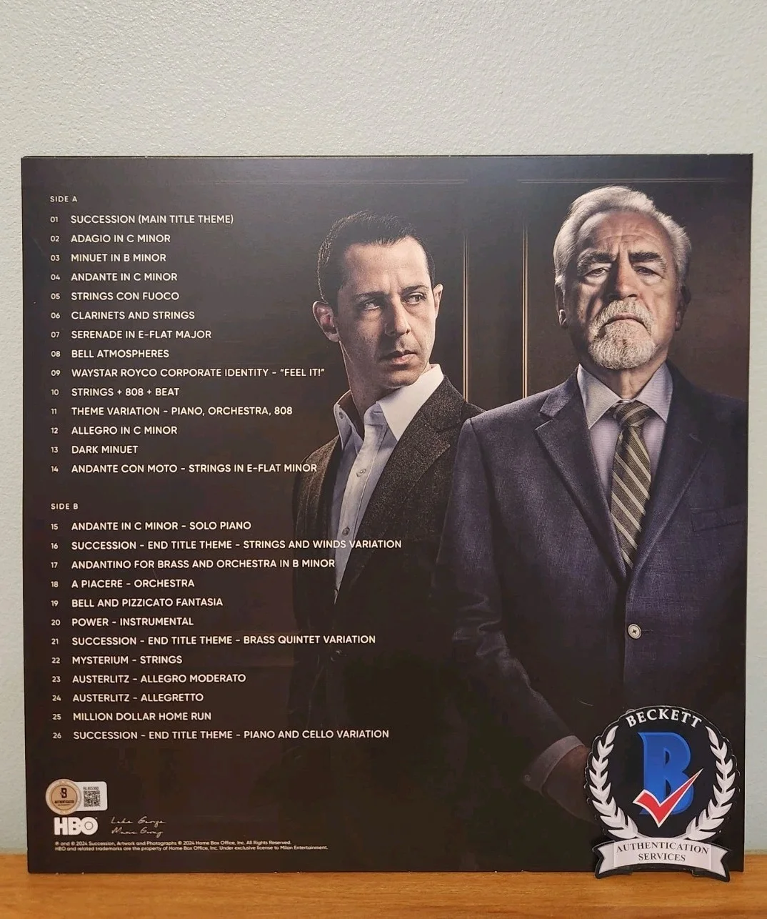 nicholas britell — Nicholas Britell Signed Succession Vinyl Score Season 1 Composer BAS COA HBO, изображение 2