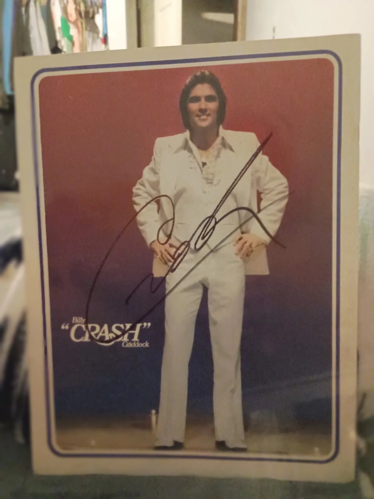 Billy Crash Craddock Signed Autograph Concert Program With Tck Stub In B.C. MI., image 3