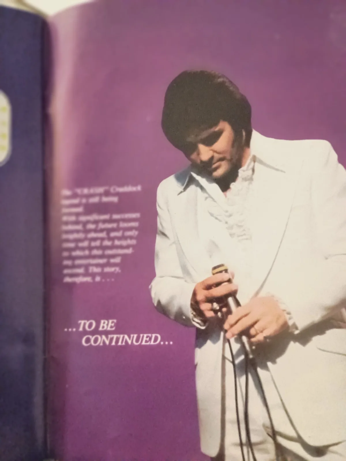 Billy Crash Craddock Signed Autograph Concert Program With Tck Stub In B.C. MI., image 5
