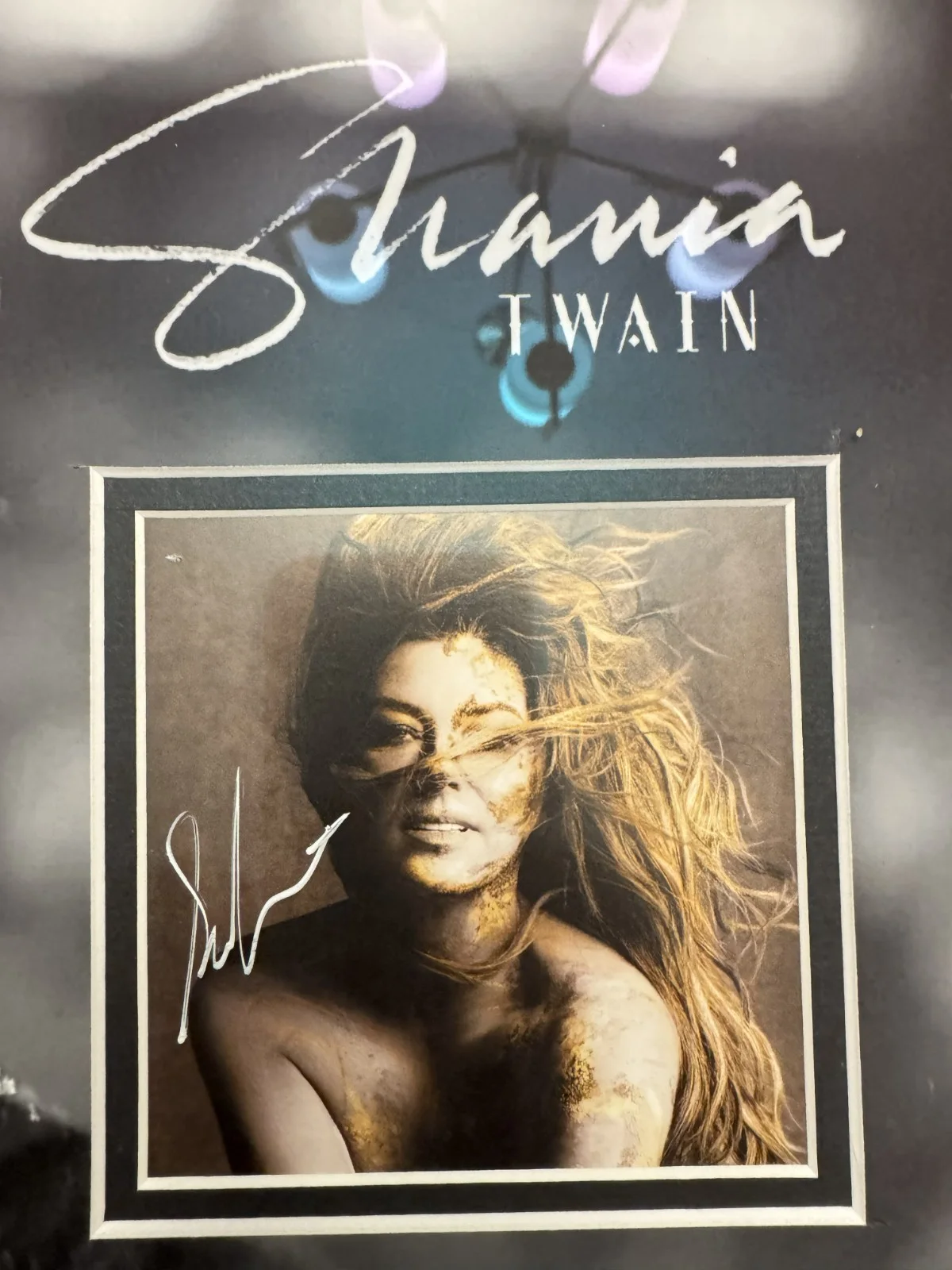 Shania Twain Authentic COA Signed beautifully framed photo Picture In Picture, изображение 2