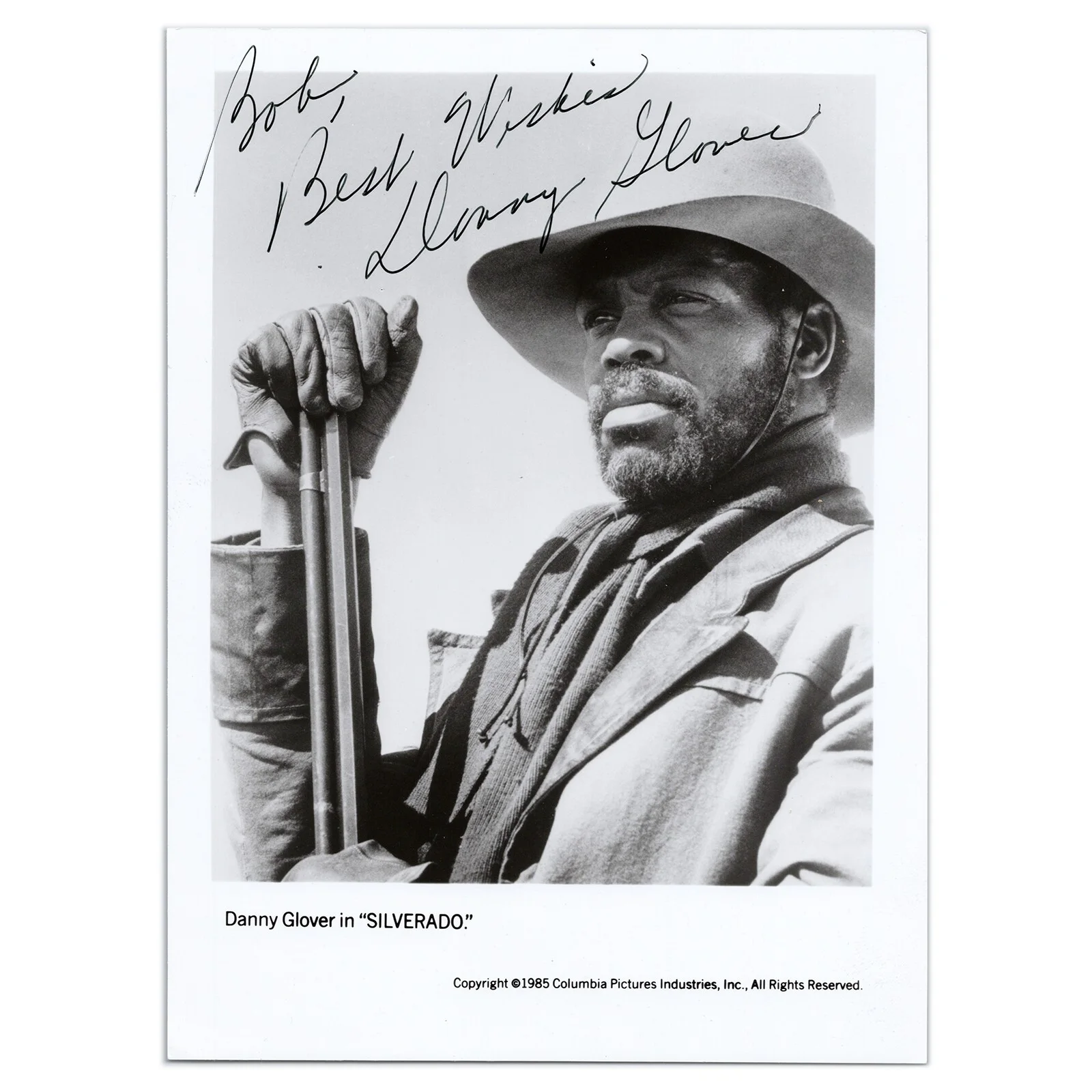 Danny Glover — Signed Photograph of Danny Glover - 1980s Autograph - Silverado Western Movie